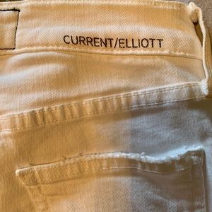 Current/Elliott White Skinny Jean